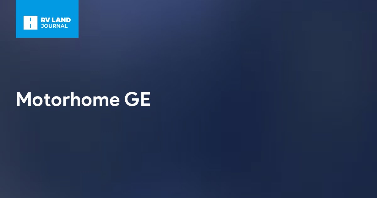Motorhome GE